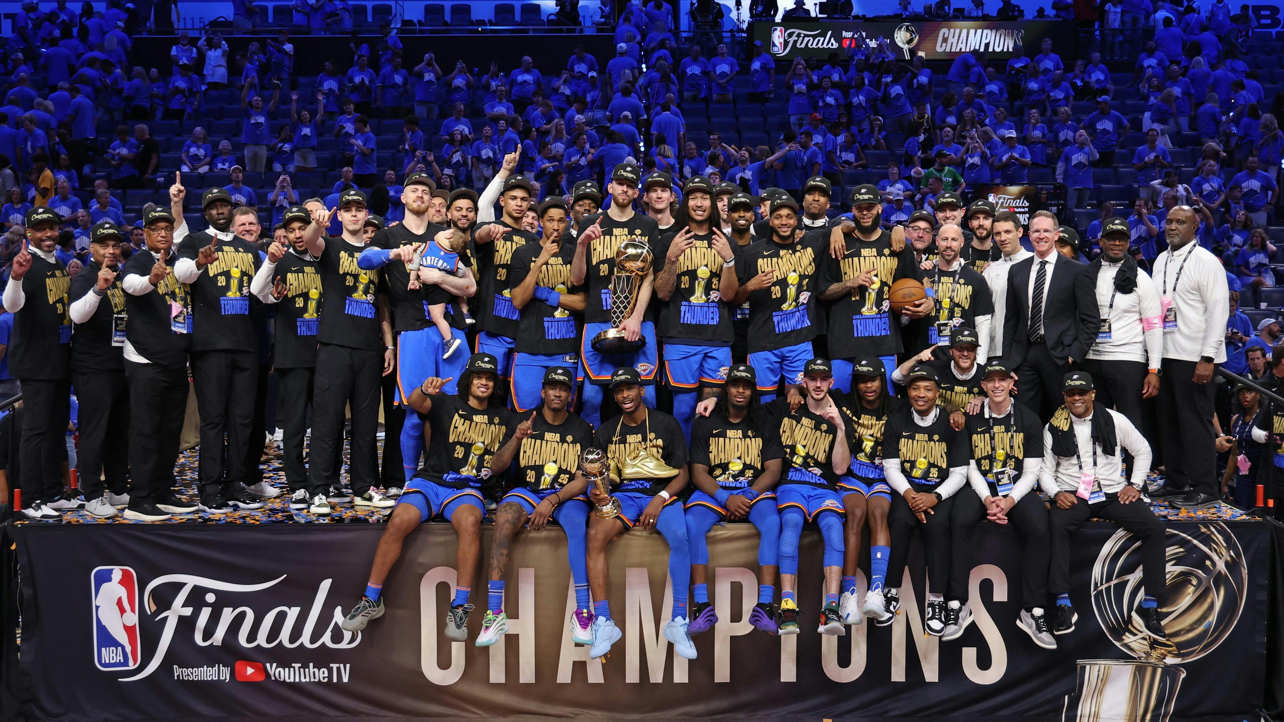 Oklahoma City Thunder overwhelm Pacers in Game 7 to win first-ever NBA championship